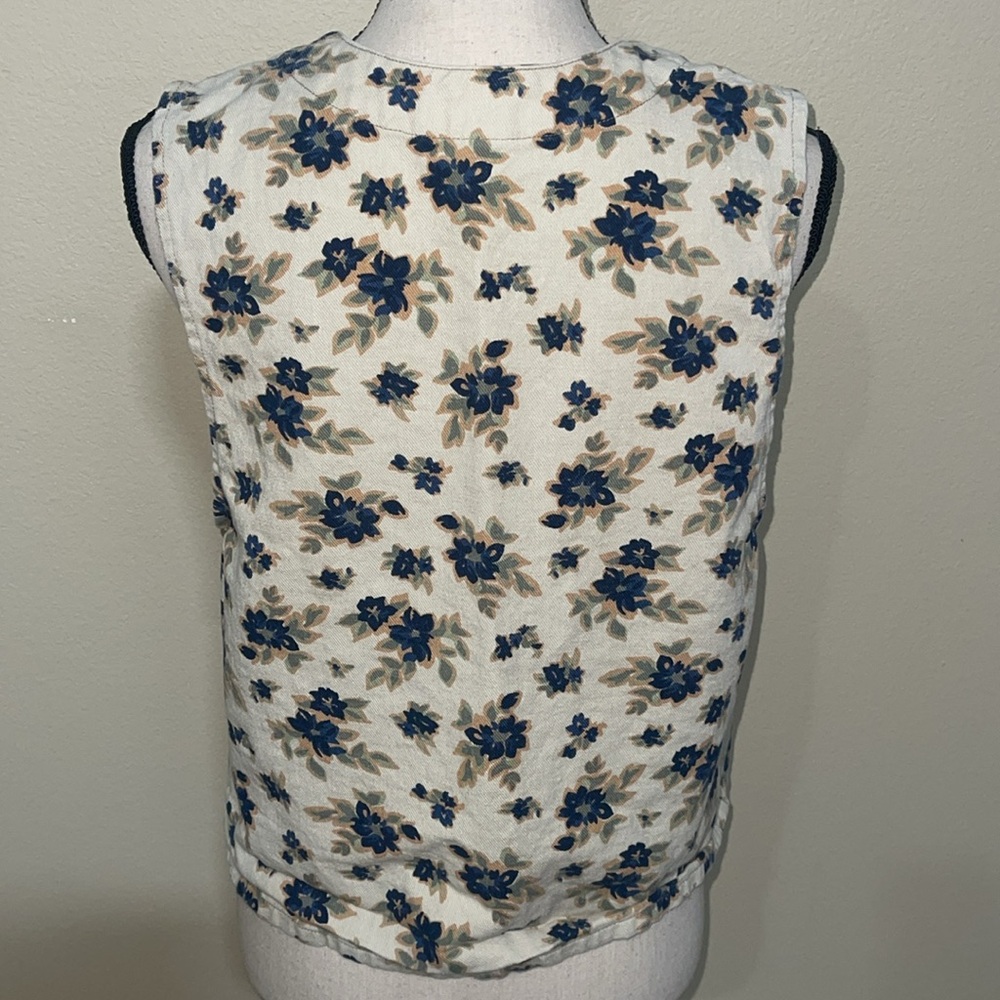 Cherokee vintage floral vest - Picture 2 of 3